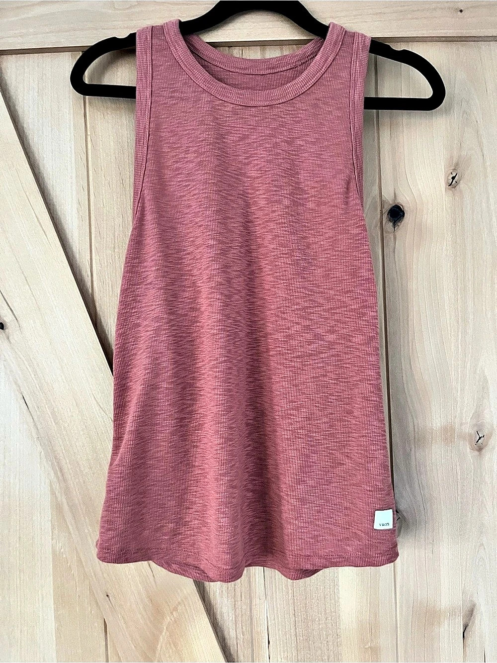 Vuori Energy Racerback Tank Salmon